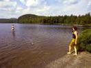 un pied dans l%27eau